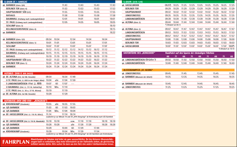 Fahrplan 2019